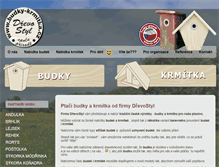 Tablet Screenshot of budky-krmitka.cz
